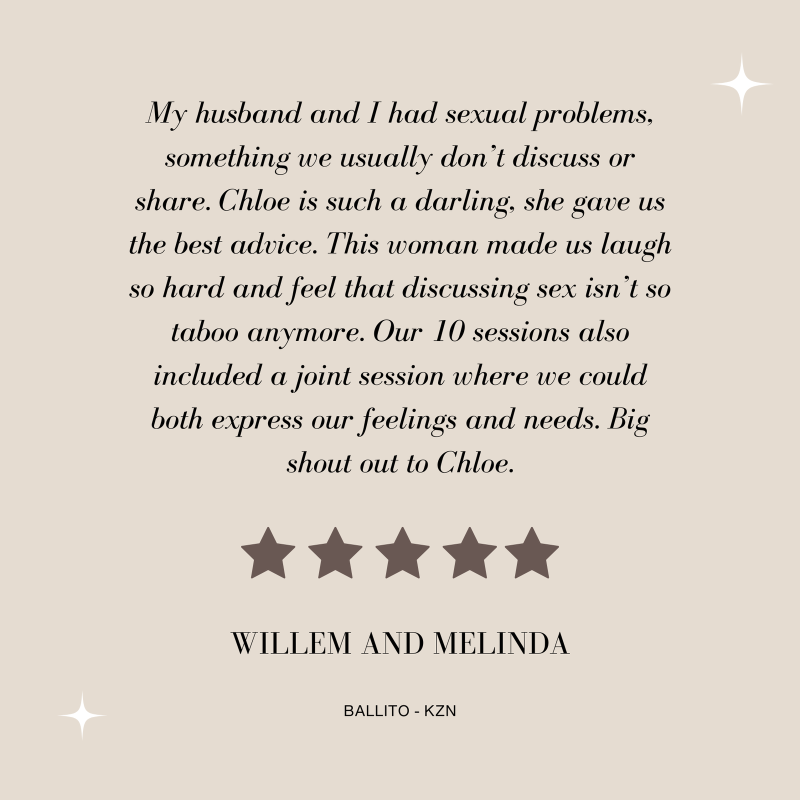 Sensual Synergy with Chloe-Jean Life Coach and Sex Therapist South Africa